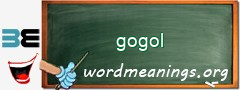 WordMeaning blackboard for gogol
